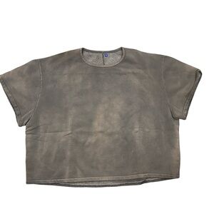Yeezy x Gap Yoke Short Sleeve Tee Fleece Gray